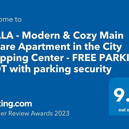 Calla 1 - Modern & Cozy Main Square Apartment In The City Shopping Center - Parking Slot With Parking Security Skopje Esterno foto