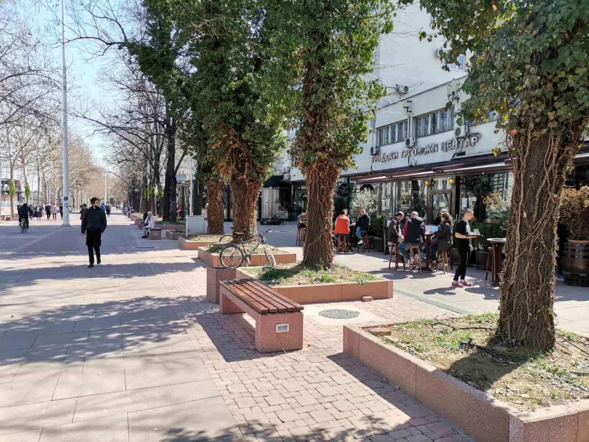 Calla 1 - Modern & Cozy Main Square Apartment In The City Shopping Center - Parking Slot With Parking Security Skopje Esterno foto