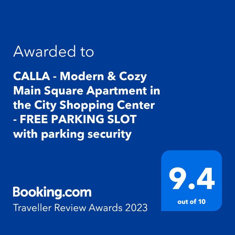 Calla 1 - Modern & Cozy Main Square Apartment In The City Shopping Center - Parking Slot With Parking Security Skopje Esterno foto