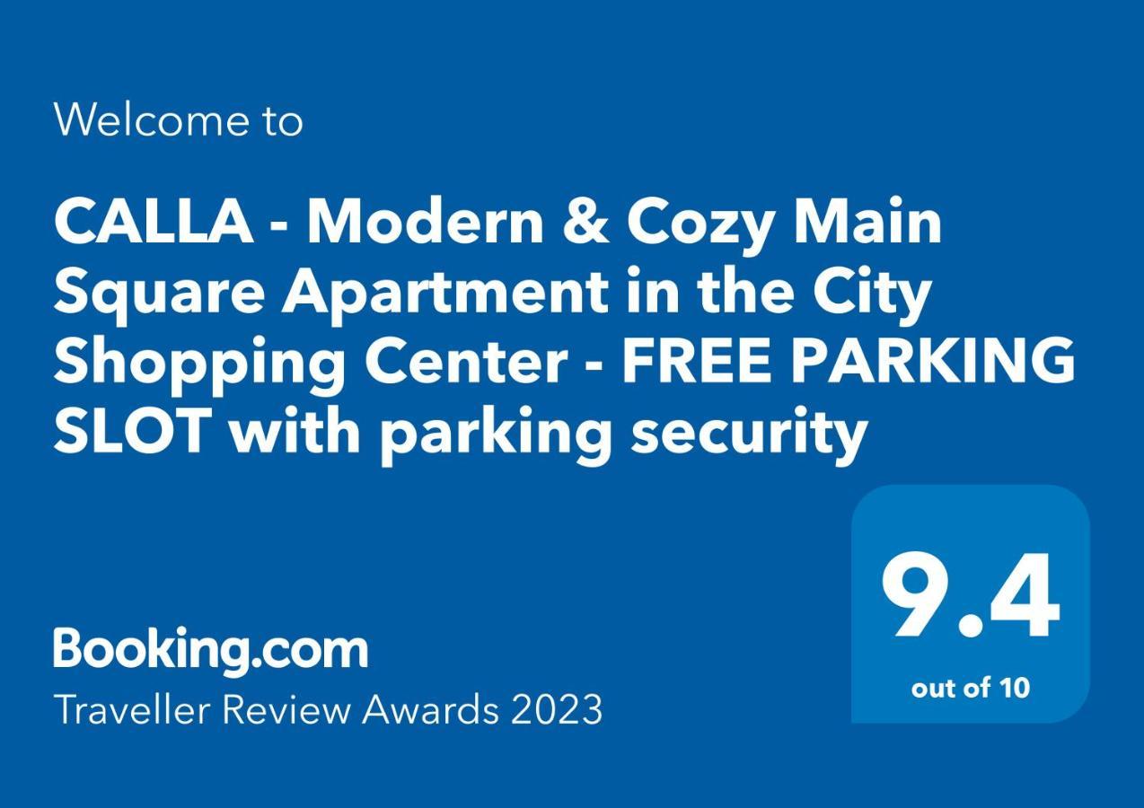 Calla 1 - Modern & Cozy Main Square Apartment In The City Shopping Center - Parking Slot With Parking Security Skopje Esterno foto